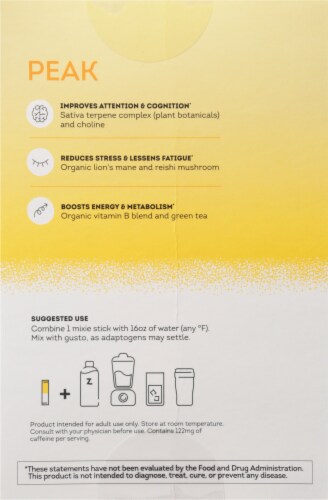 Zolt™ Peak Clementine Plant-Powered Superdrink Mixes Perspective: back