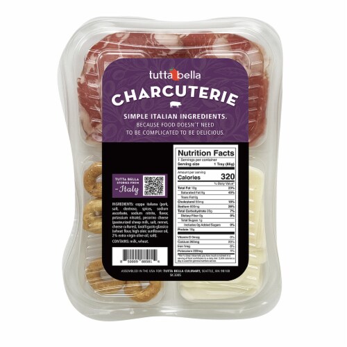 Tutta Bella™ Coppa with Pecorino Toscano and Taralli Crackers Perspective: back