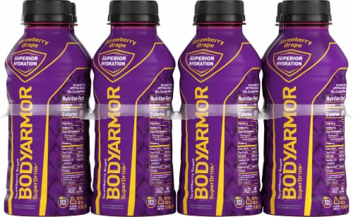 BODYARMOR Mamba Forever Strawberry Grape Sports Drink Multipack Bottles Perspective: back