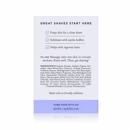 Billie Body Buffer Pre-Shave Exfoliator Perspective: back
