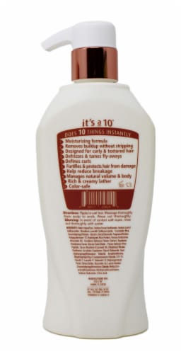 It's a 10® Coily Miracle Hydrating Shampoo Perspective: back