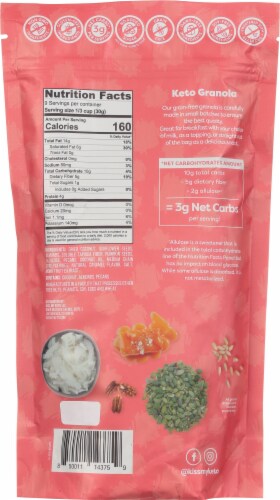 Kiss My Keto Salted Caramel Granola Perspective: back