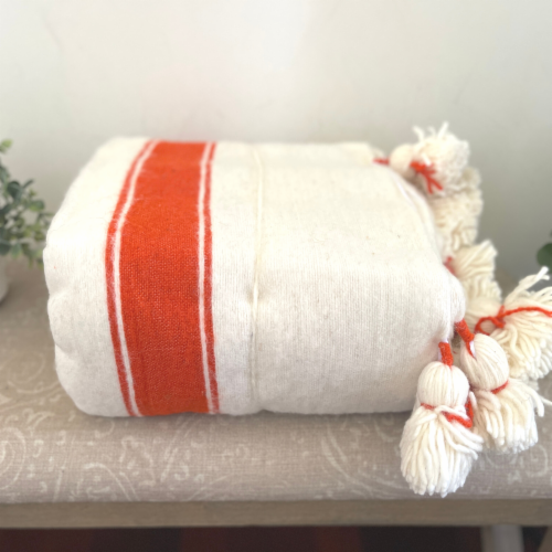 Woven store wool blanket