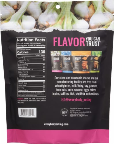 Every Body Eat® Chive & Garlic™ Thins Perspective: back