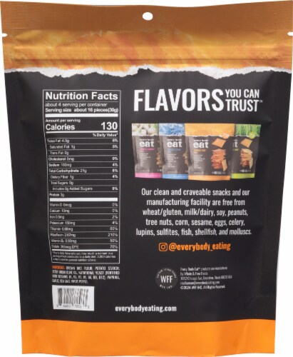 Every Body Eat® Cheese-Less™ Thins Perspective: back