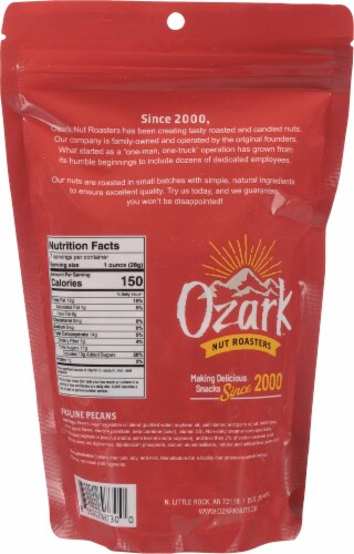 Ozark™ Nut Roasters Praline Pecans Perspective: back