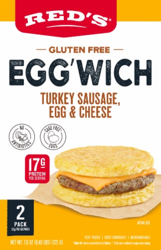 Red's® Turkey Sausage Egg'Which Perspective: back