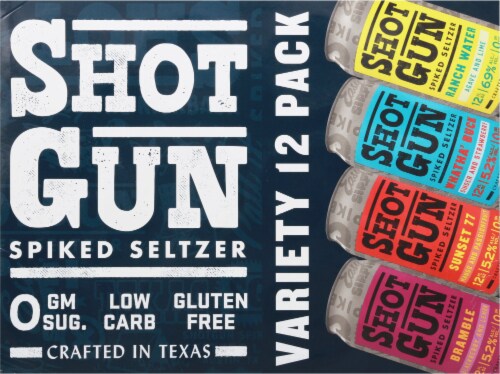 Shotgun Spiked Seltzer Variety Pack Perspective: back