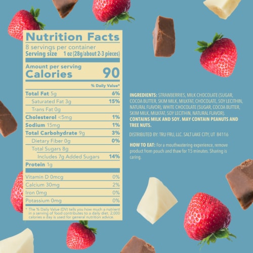 Nature's Strawberries Hyper-Chilled in White & Milk Chocolate Perspective: back