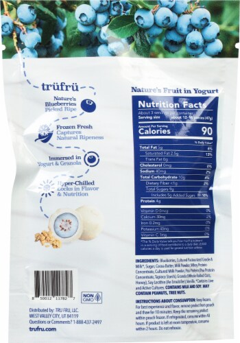 Tru Fru Blueberry Parfait Poppers Perspective: back