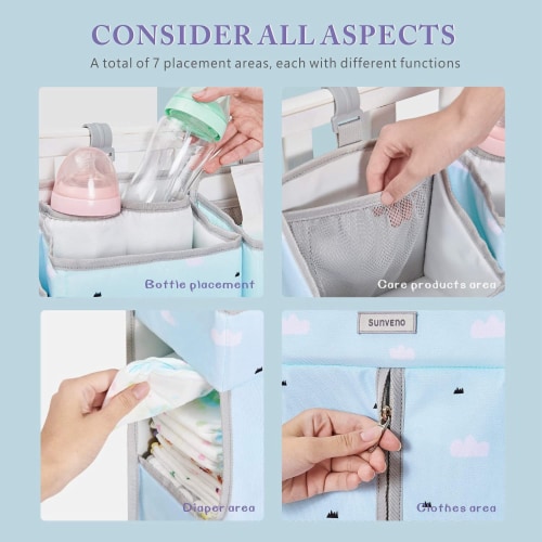 Crib Nursing Organizer Perspective: back