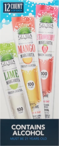 Rancho La Gloria Margarita Frozen Cocktails Variety Pack Perspective: back