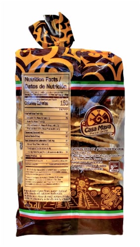 Casa Maya Mayan Style Square Corn Tostadas Perspective: back