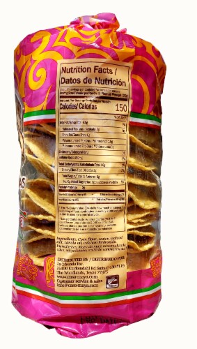 Casa Maya Guadalajara Style Corn Tostadas Perspective: back