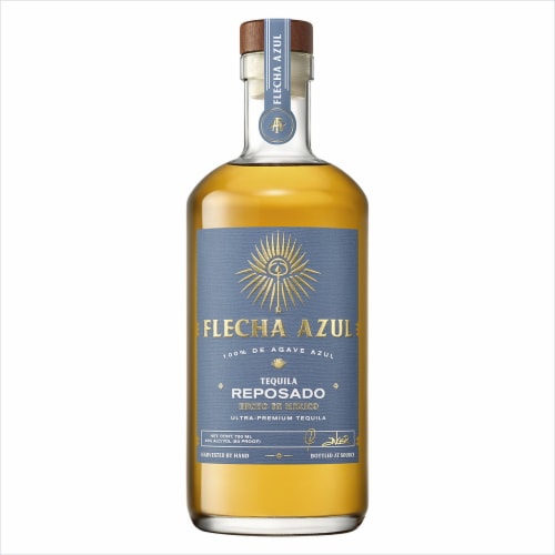 Flecha Azul Tequila Reposado Perspective: back