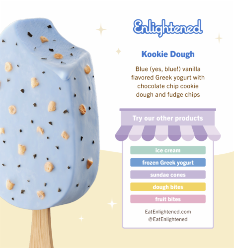 Enlightened® Kookie Dough Greek Yogurt Bars Perspective: back