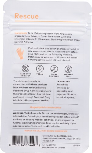 The Good Patch® Rescue Plant Patches Perspective: back