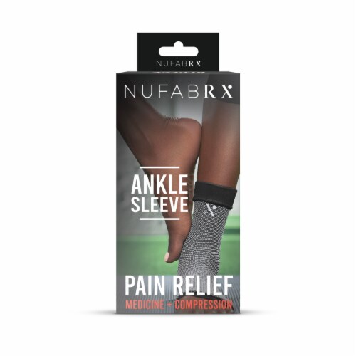 Nufabrx Pain Relieving Calf Compression Sleeve, For Men & Women