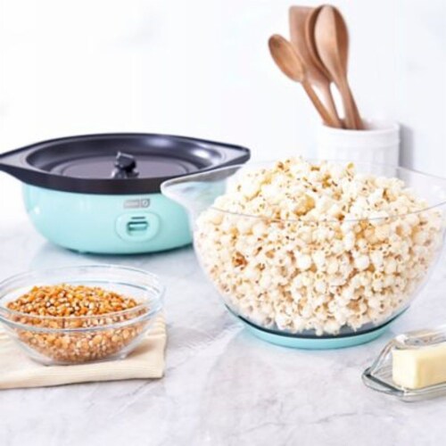 Dash® SmartStore™ Stirring Popcorn Maker in Aqua, 1 ct Kroger