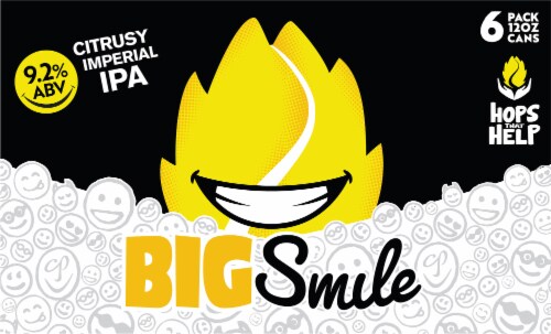 Hop Valley Brewing Co. Citrusy Imperial IPA Perspective: back