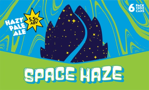 Hop Valley Spaze Haze Hazy Pale Ale Beer Cans Perspective: back