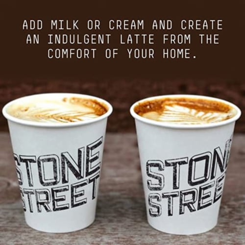 Stone Street Coffee - Dark Roast Kosher Blend Coffee | Whole Bean - 1 lb Perspective: back