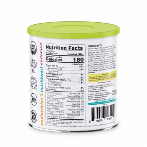 Else™ Nutrition Original Plant-Based Complete Toddler Nutrition Perspective: back