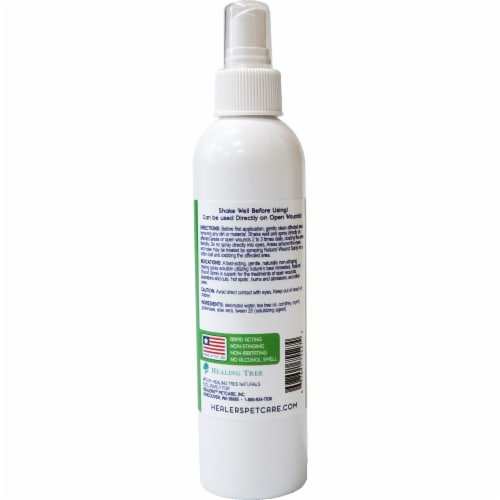 Healers Cut and Wound Spray For Pets Perspective: back