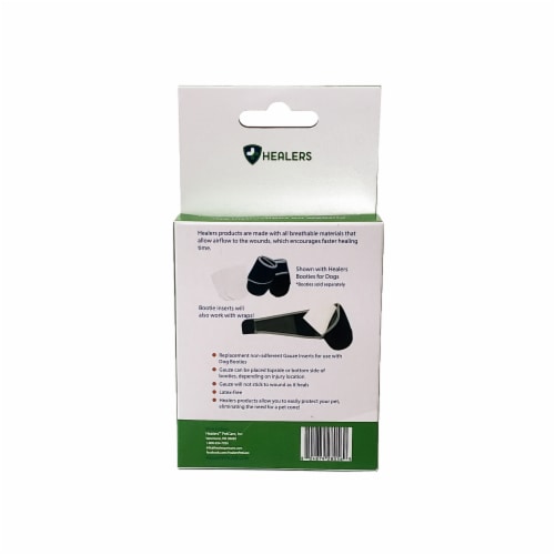 Healers Small-Medium Pet Gauze Inserts Perspective: back