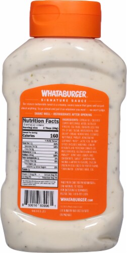 Whataburger® Creamy Buttermilk Ranch Sauce Perspective: back