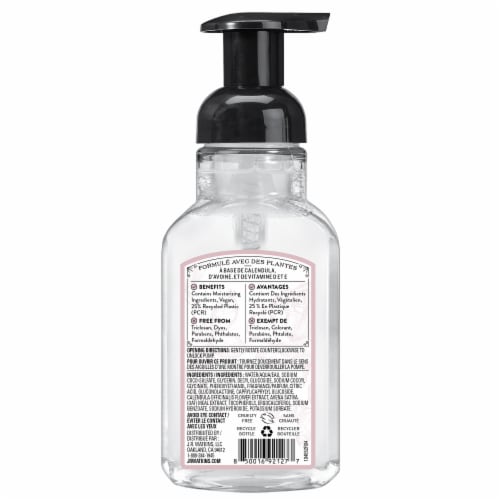 J.R. Watkins Foaming Hand Soap - Rosewater Perspective: back