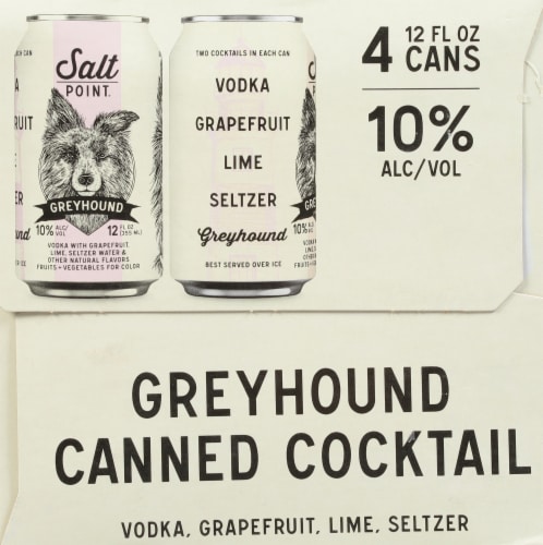 Salt Point Beverage Company Greyhound Ready to Drink Cocktail Perspective: back