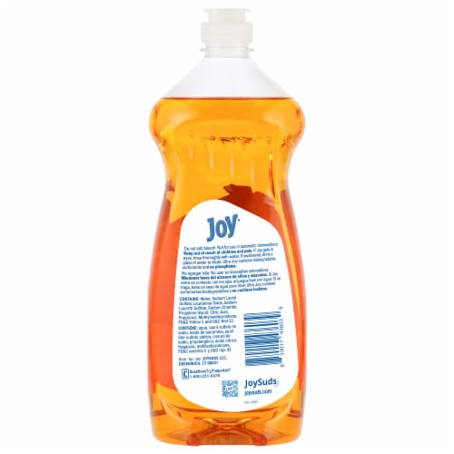 Joy Suds Ultra Joy® Orange Scent Liquid Dish Soap Perspective: back