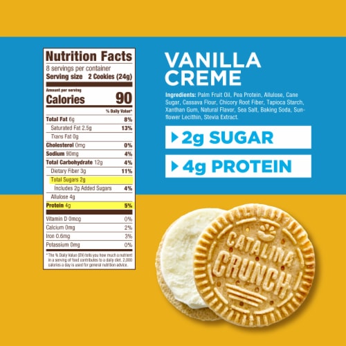 Catalina Crunch® Vanilla Creme Sandwich Cookies Perspective: back