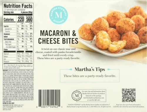 Martha Stewart Mac and Cheese Bites Perspective: back
