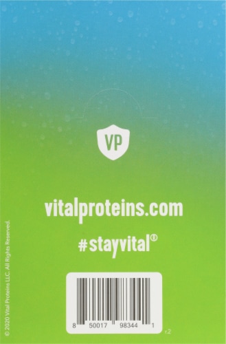 Vital Proteins Lemon Lime Hydration + Collagen Supplement Packets Perspective: back