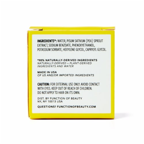 Function of Beauty® Strengthen Hair Goal Booster Shots with Pea Sprout Extract Perspective: back