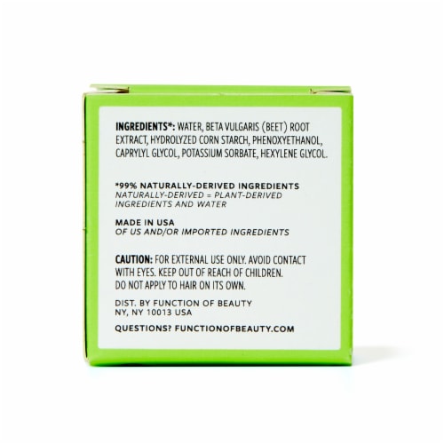 Function of Beauty® Anti-Frizz Hair Goal Booster Shots with Beetroot Extract Perspective: back