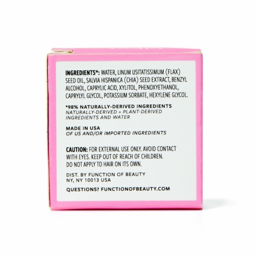Function of Beauty® Curl Definition Hair Goal Booster Shots with Flaxseed Oil Perspective: back
