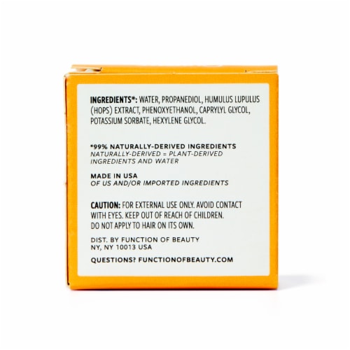 Function of Beauty® Lengthen Hair Goal Booster Shots with Hops Extract Perspective: back