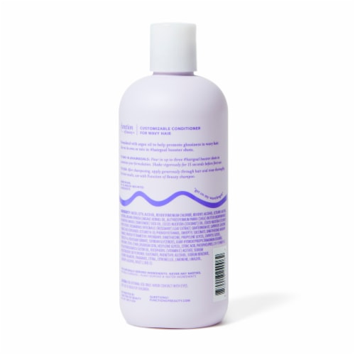 Function of Beauty Custom Wavy Hair Conditioner Base with Argan Oil Perspective: back