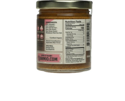 Rawmio Superfood Spread Perspective: back