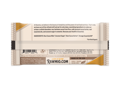 Deroma Spa Essentials Dark Chocolate Orange Bars Perspective: back