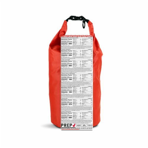 American Red Cross 7-Day Ready To Go Meal Kit Emergency Bag Perspective: back