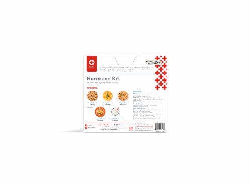 American Red Cross 72-Hour Emergency Food Supply Hurricane Kit Perspective: back