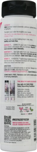 No Fade Fresh Lavender Color Depositing Shampoo Perspective: back