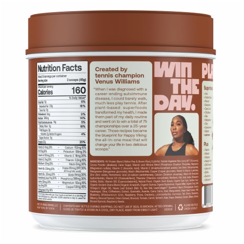Happy Viking® Complete Superfood Powder - Triple Chocolate Perspective: back