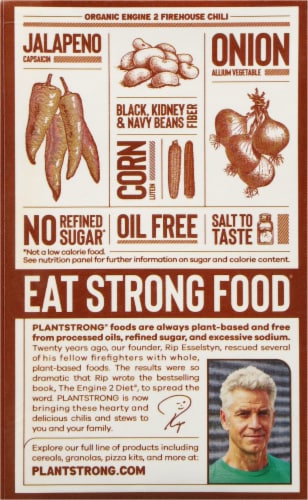 Plantstrong® Foods Engine 2 Firehouse Chili Perspective: back