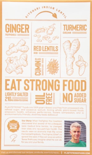 Plantstrong™ Foods Kitchari Indian Lentil Stew Perspective: back