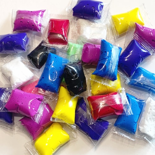 BravoNavo Fluffy Slime 16 Piece 6 Tube Pack Perspective: back